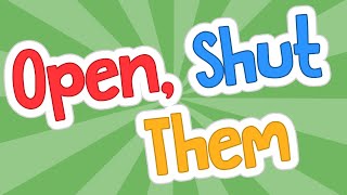 Open Shut Them Song Circle Time Songs for Kids  Jack Hartmann Nursery Rhymes [upl. by Priest]