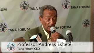 Prof Andreas Eshete speaks at Tana Forum Press Conference [upl. by Volpe426]