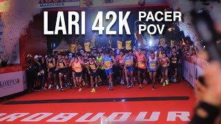 Borobudur Marathon 2023  Best Marathon Race In Indonesia  Pacer POV [upl. by Nidla68]