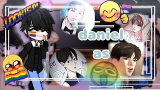 lookism react to daniel as BL Manhwaanimetiktok👌😌ep1 [upl. by Cristiona]