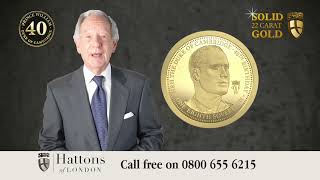 The 2022 Prince William 40th Birthday Gold One Eighth Sovereign  TV Ad  Hattons of London [upl. by Ahseikal]