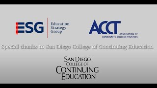 Educational Strategy GroupNonCredit and Credit Alignment NCAL SDCCE [upl. by Victorine]