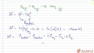 Calculate the value of log Kp for the reaction N2g3H2g [upl. by Haynor491]