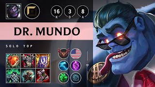 Dr Mundo Top vs Yone Unstoppable  NA Grandmaster Patch 1417 [upl. by Barnabe708]