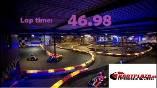 HOTLAP  CRASH  Kartplaza Nijverdal  4698 [upl. by Alliuqahs377]