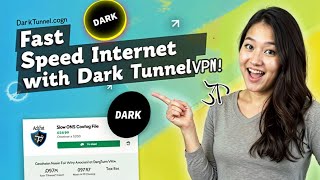 How to Import Slow DNS Config on Dark Tunnel VPN for Fast Internet [upl. by Baxie]