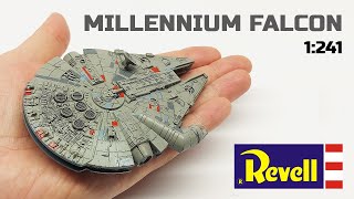 How to build Revells smallest Millennium Falcon model  Star Wars [upl. by Helas]