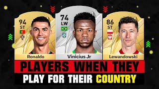 FOOTBALLERS When They Play For Their COUNTRY VS CLUB ft Vinicius Ronaldo Lewy… [upl. by Geerts]