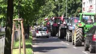 Protest rolników w Szczecinie 50 traktorów wyjechało na ulice [upl. by Pega548]