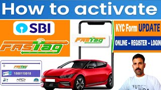 How To SBI FASTag Full KYC Online  SBI FASTag Link Bank Account [upl. by Kessler]