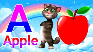 A for Apple B for Ball C for Cat D For Dog Learning Tv Phonics Song A To Z Alphabet [upl. by Hpejsoj]