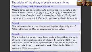 8th PRCM Ellen Eischen padic aspects of Lfunctions and automorphic forms [upl. by Lemmueu496]