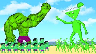 TEAM HULK PREGNANT vs TEAM MONSTER RADIATION  Monsters Ranked From Weakest To Strongest [upl. by Erdnassak]