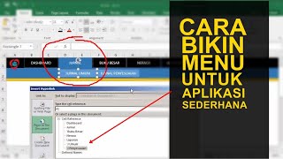 cara membuat menu aplikasi keren di excel [upl. by Yziar]