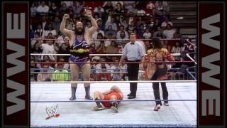 A mystery man attacks Earthquake Superstars March 23 1991 [upl. by Spearing]