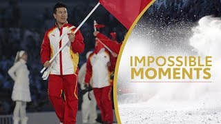 Han Xiaopeng Breaks New Ground On Snow  Impossible Moments [upl. by Ambrosi803]