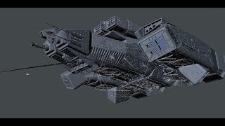 Alien Nostromo landing VFX BREAKDOWN [upl. by Ahseral]