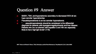 Board Review Hyponatremia [upl. by Dj30]