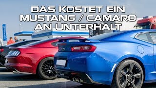 Das kostet ein Mustang  Camaro an Unterhalt [upl. by Aianat]