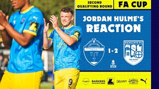 RFC  Warrington Town PostMatch Reaction  Jordan Hulme [upl. by Neeron441]