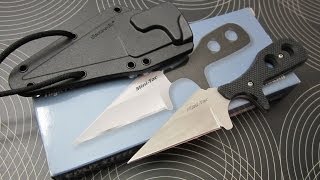 Cold Steel Mini Tac Kiridashi Neck Knife Review [upl. by Annaoi142]