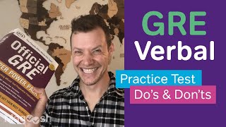 8 Quick Dos and Donts of the GRE Verbal Practice Test [upl. by Lletnahc165]