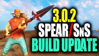 Build Update amp Cyclone Gameplay  SpearSnS  New World PvP Season 3 [upl. by Reaht409]