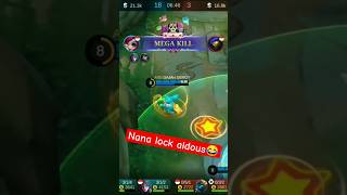 Nana lock Aldous mobilelegends mlbb nanabuild mobilelegendsbangbang shorts [upl. by Ribble]