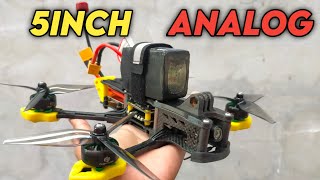 Rakit Drone FPV MURAH 5 inch Analog [upl. by Ilojne]