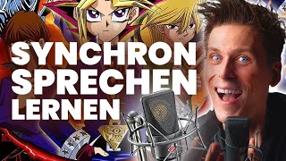 SYNCHRONSPRECHEN LERNEN mit quotYuGiOhquot synchronsprecher fandub anime yugioh [upl. by Gibbeon]