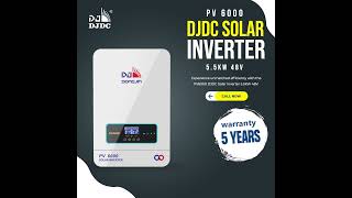 The DJDC Solar Inverter PV 6000 delivers powerful and efficient energy [upl. by Vikky]