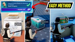 Search Produce Boxes Ice Machines or Coolers Fortnite [upl. by Ennaerb]