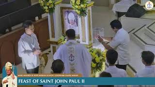 October 22 2024  Feast of our Secondary Patron Saint John Paul II [upl. by Leiva]