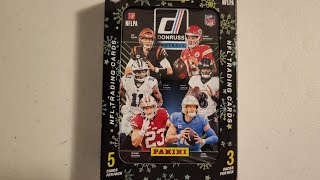 2024 Donruss Football Holiday Tin Rip amp Review 🏈 [upl. by Anieral]