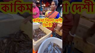 কাকিমা নিলো দেশী সিংহী  shorts youtubeshorts amarbajar fish kolkata [upl. by Freida]