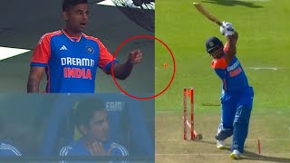 Suryakumar Gambhir gets angry on Sanju Samson after dismissal in 1st over during Ind vs Sa Match [upl. by Rann]