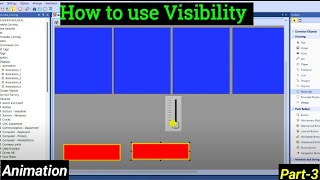 How to use Visibility Animation  Factory Talk view studio  Rockwell SCADA  Animation part 3 [upl. by Asiuol771]