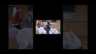 Popcorn 😂horseriding edit equastrian harlowlunawhite christmas fail buck [upl. by Nyraa658]