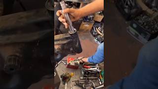 Motorcycle fork conset change motorcycle fork repair trending bike repairwork automobile yt [upl. by Thaddeus]