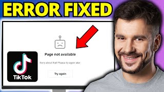 How To Fix Tiktok Page Not Available amp Website Not Working [upl. by Marutani]