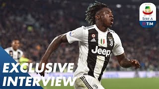 Juventus and Italy Wonderkid  Moise Kean  Exclusive Interview  Serie A [upl. by Yenruoj]