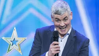 Can funny man Andrew McGranaghan impress Jason Byrne  Auditions Week 7  Ireland’s Got Talent 2018 [upl. by Assirem]