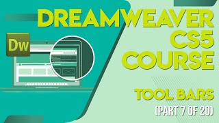 Dreamweaver CS5 tutorials in UrduHindi part 7 tool bars [upl. by Elish256]