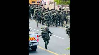 Desfile das novas Tropas Moçambicanas Forças armadas Forças especiais de Reação Rápida de Moçambiq [upl. by Aloysius]