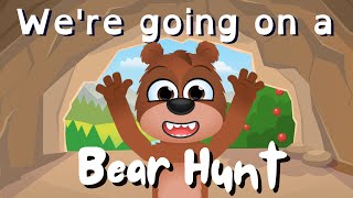 Were Going on a BEAR HUNT  Fall Movement Song for Kids [upl. by Rubel]