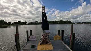 Headstand on Floating Dock [upl. by Akemor]