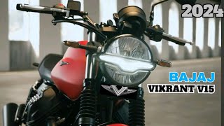 Bajaj Vikrant V15 Retro 2024 Latest Bike Relaunched In India VerySoon💥Price amp Launch Date  Features [upl. by Annayram640]