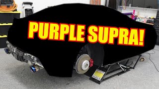 Revealing my new PURPLE Toyota Supra [upl. by Simmonds]