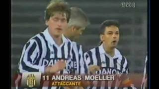 Juventus  Kongsvinger 20 02111993 Ritorno Sedicesimi Coppa Uefa [upl. by Surtimed]