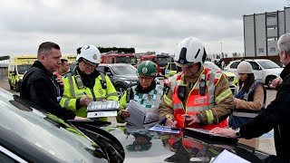 Operation Callicarpa exercise at Silverstone [upl. by Alocin]